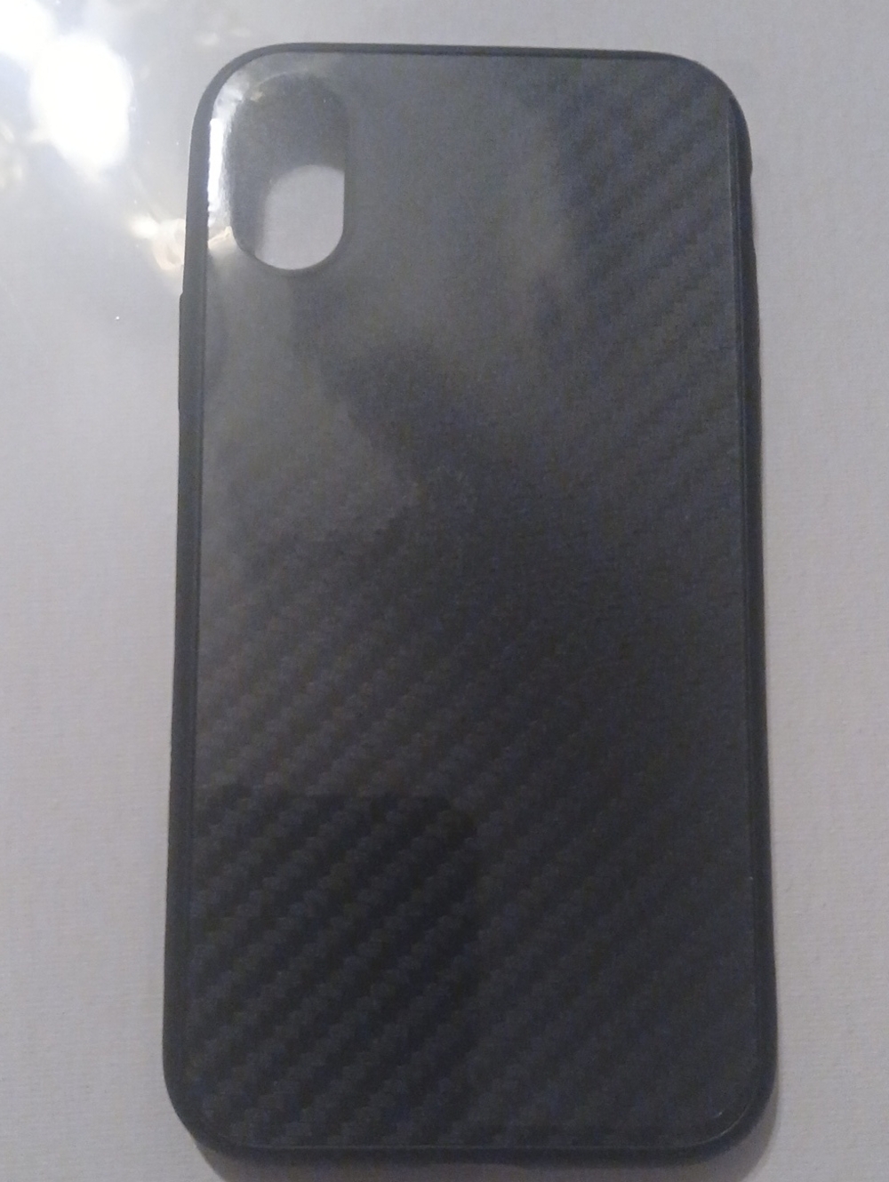 Black Carbon-Texture Phone Case for Cell Phones